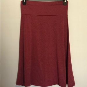 Soft & Stretchy LuLaRoe A-Line Skirt, Pink